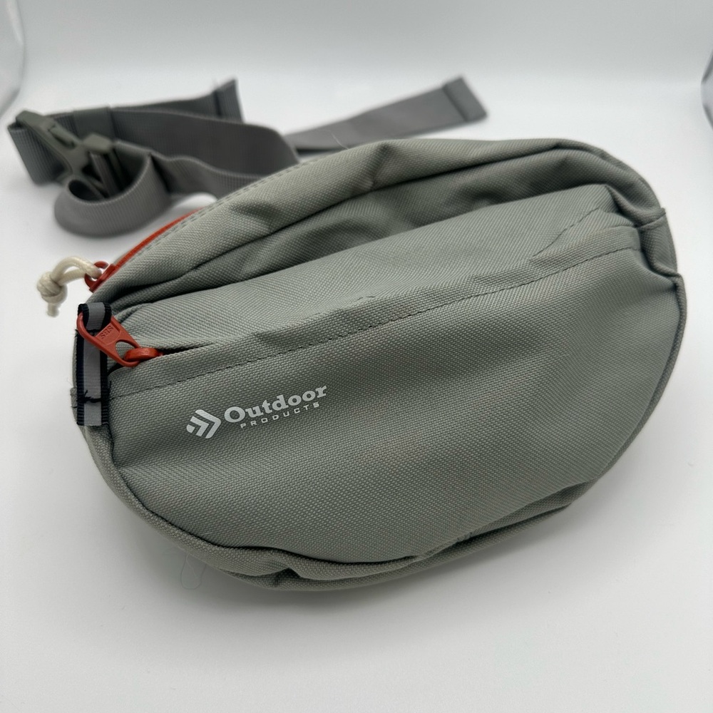 Outdoor Products Fanny Pack Waist Belt Bag Gray Orange REI